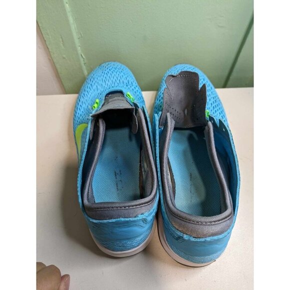 Nike Training Zoom Womans 8.5 Fit Training Shoes Size Teal- No lace - Picture 5 of 7
